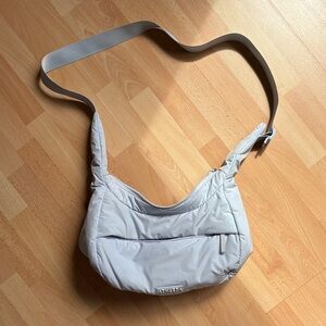 Light Gray Quilted Shoulder Bag - Athleta
